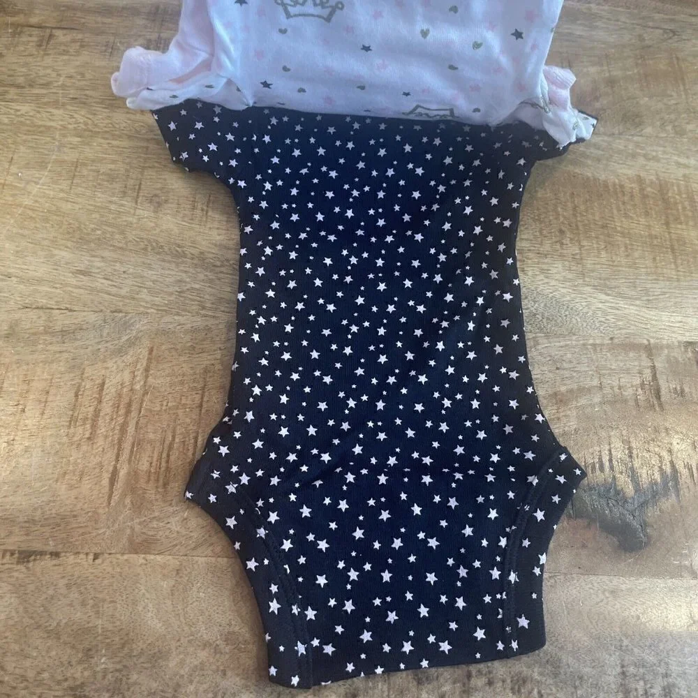 Gerber Newborn N Bodysuit Girl 3-Piece ORGANIC Cotton Dream True Onesies…